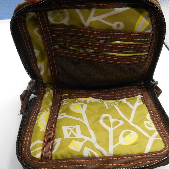 OVERLAND EQUIPMENT SMALL GO WALLET ORANGE/PAPAYA AND BROWN - Picture 8 of 9